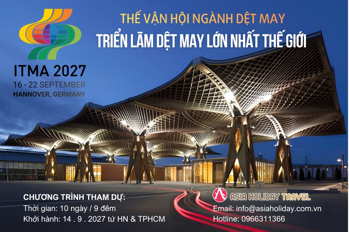 ITMA HANNOVER GERMANY 2027 -  HỘI CHỢ TRIỂN LÃM DỆT MAY LỚN NHẤT THẾ GIỚI  