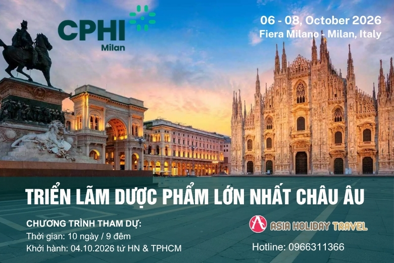 CPHI MILAN 2026: HỘI CHỢ DƯỢC PHẨM LỚN NHẤT THẾ GIỚI
